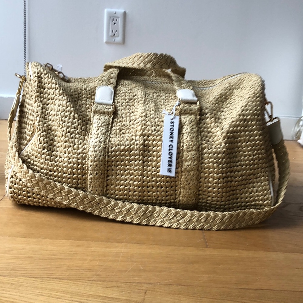 Stoney Clover Lane Woven Duffle Bag